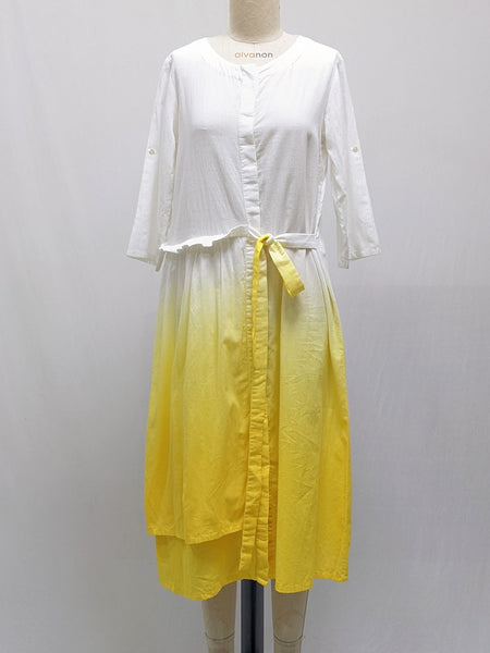 ROAM 220701 ombre dyed dress