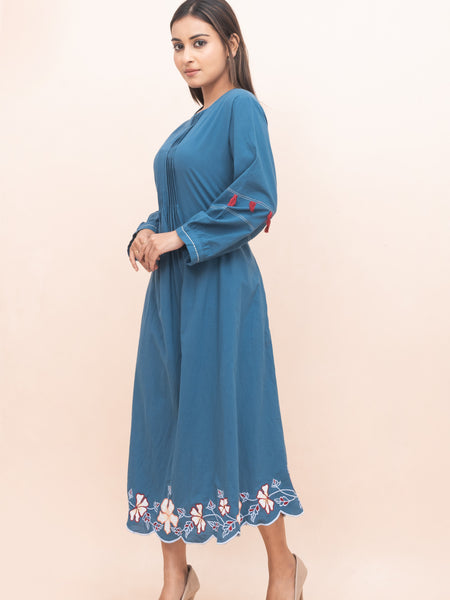 Indigo Whisper Tunic ROJM 2407122