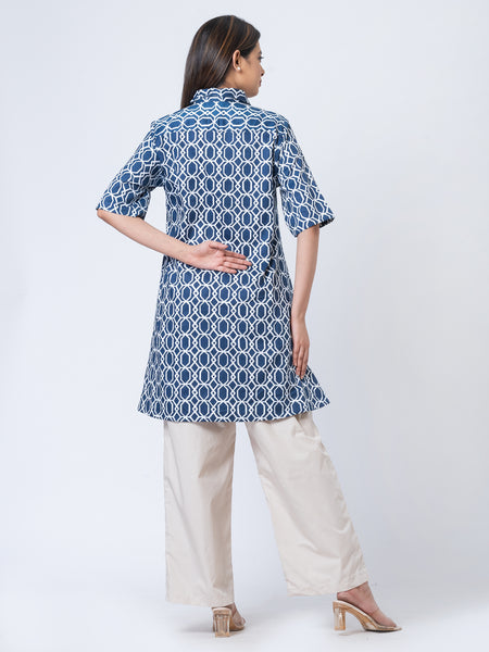 Azure tunic ROJM 2409151