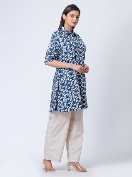 Azure tunic ROJM 2409151