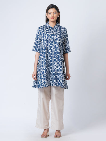 Azure tunic ROJM 2409151