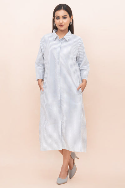 Azure Stride ROJM 230287 striped tunic dress