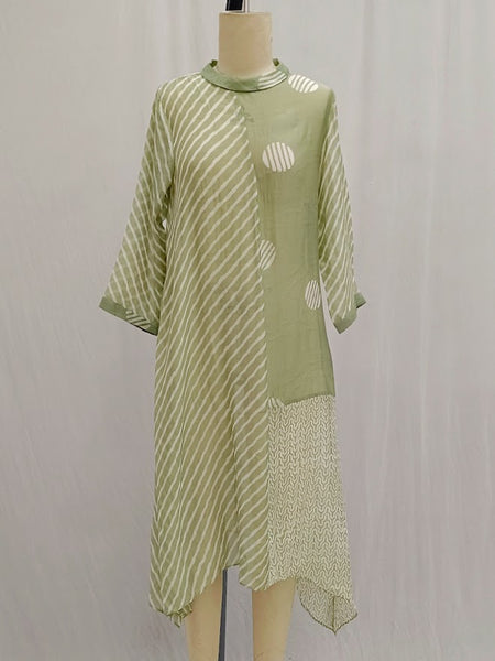 ROJM 230567 Chanderi Printed tunic
