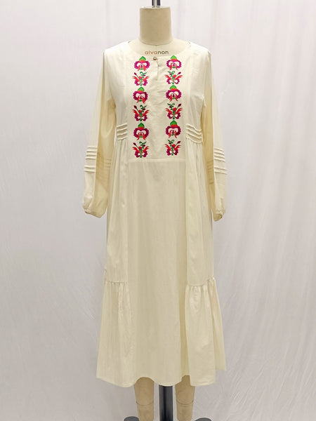 ROJM 223604 embroidered tunic