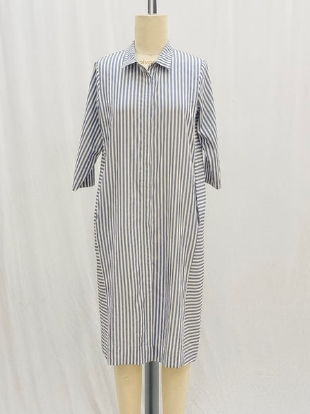 ROJM 230287 striped tunic dress