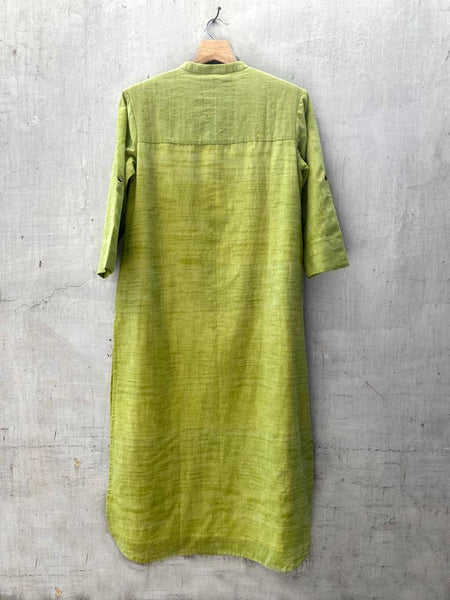 ROAM 210801 Green Embroidered kurta