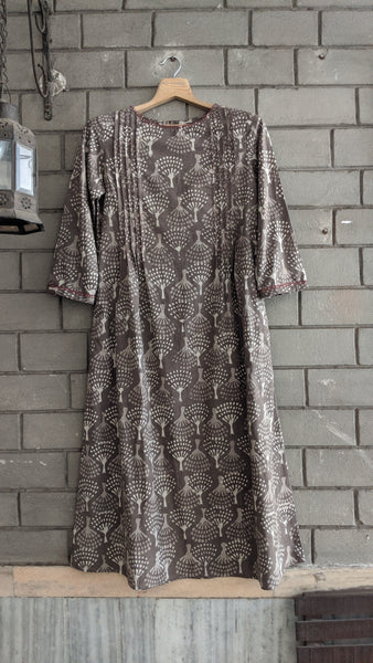 ROAM 185203 20 hand printed cotton dress