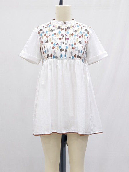 roam 223303 embroidered yoke dress